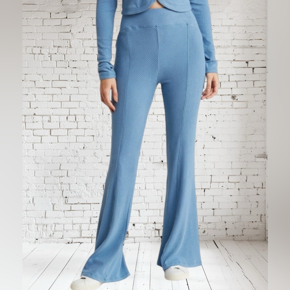 Area Stars Wide Leg Pants NWT | Luxe Stretch Pull‑On Style | XL Blue